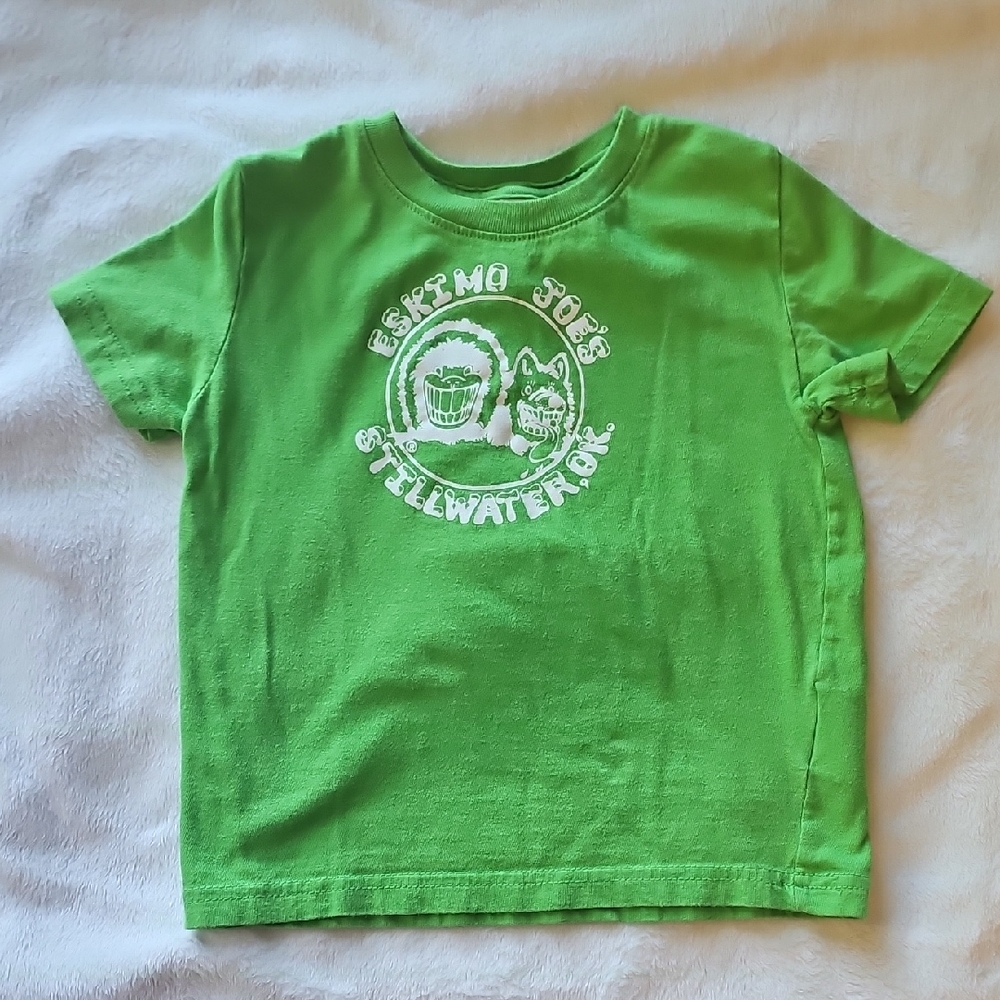 Rabbit Skins Bright Green Graphic Tee
